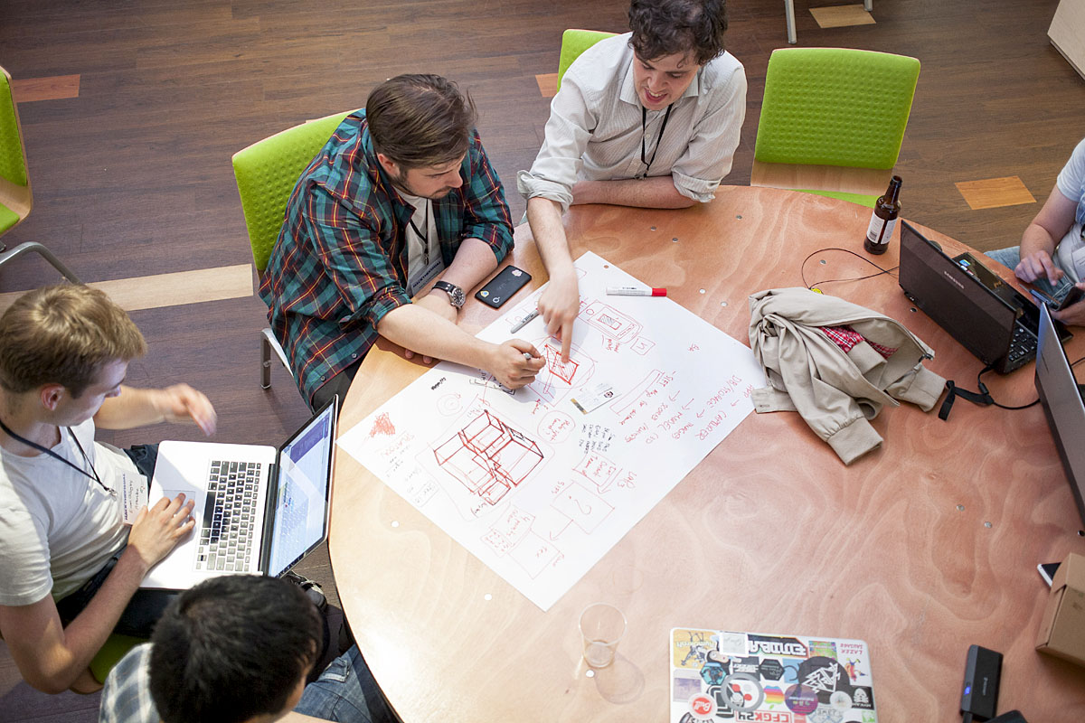 Hack the Visual event in London. Shot for Canon Europe Ltd.