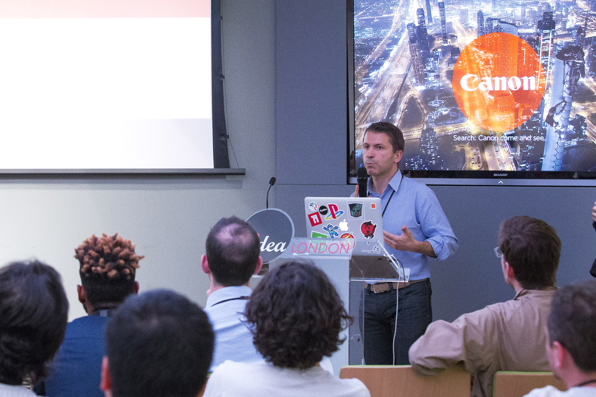 Hack the Visual event in London. Shot for Canon Europe Ltd.