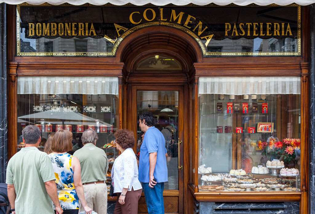 A sweet and cake shop in Barcelona, Spain. A sweet and cake shop in Barcelona, Spain.