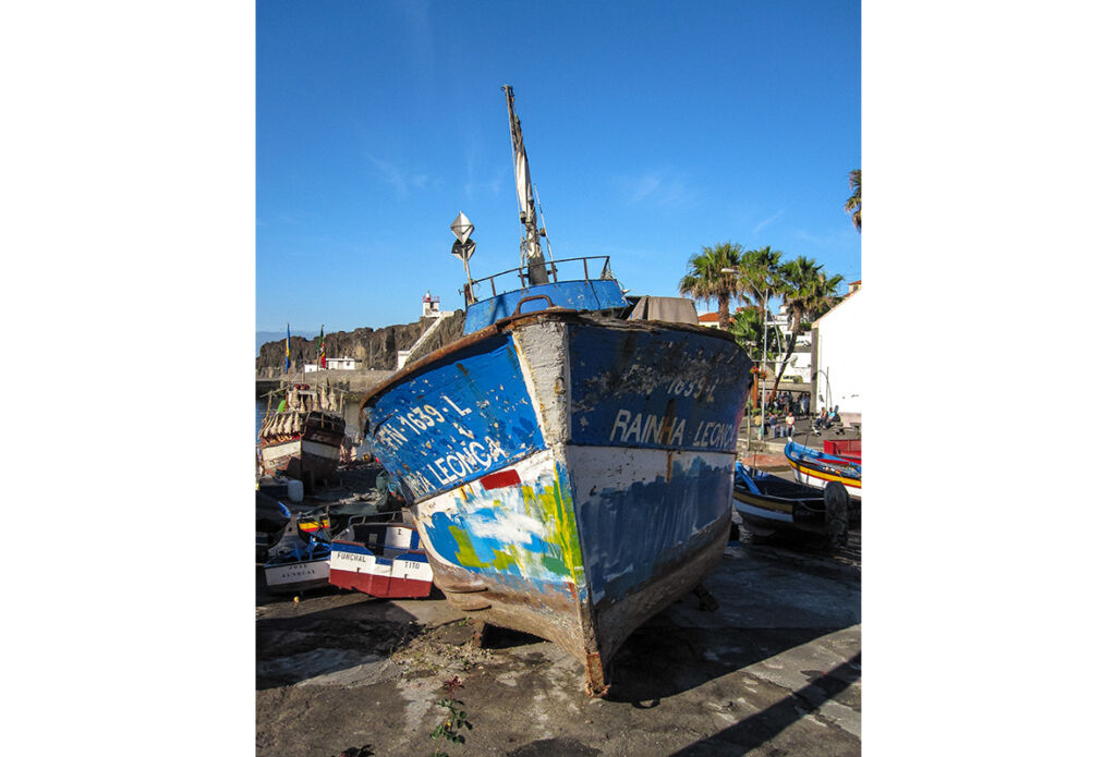 Colourful fishing boats in Madeira, Portugal. Colourful fishing boats in Madeira, Portugal.